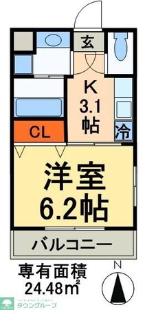 第2弘道ベルハイムの物件間取画像